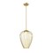 Z-Lite Savanti Pendant, 1-Light, 12 In.W x 16.5 In.H, Modern Gold/White Opal 7507-12MGLD - alternate 8